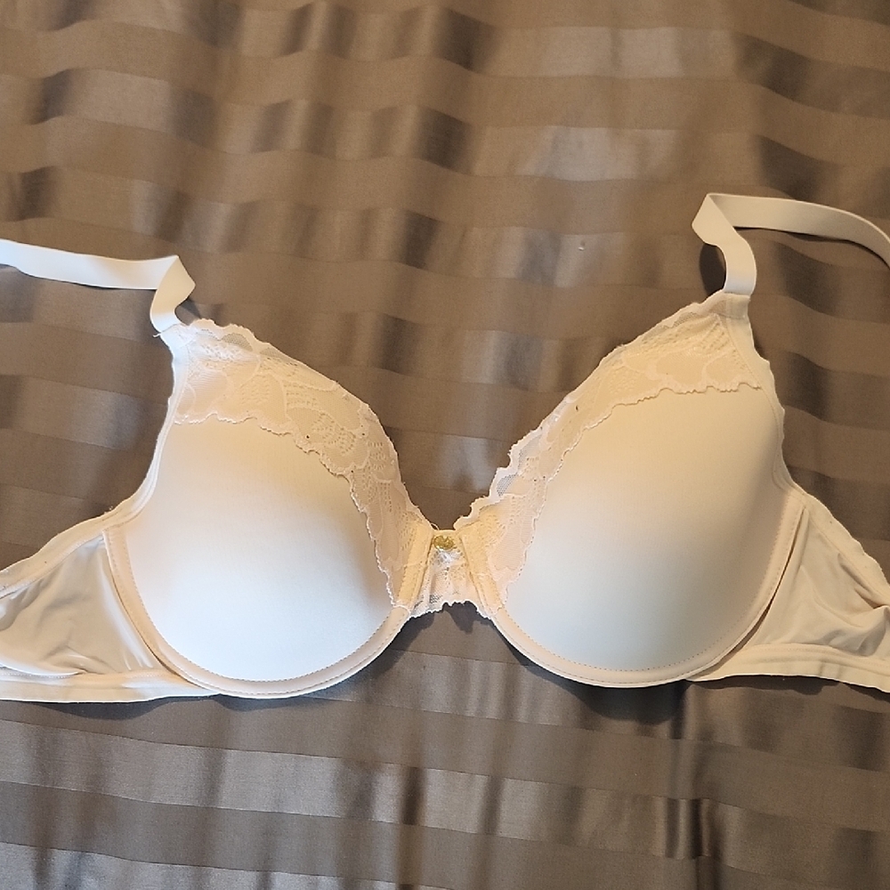 Women's Lace-Trim T-Shirt Bra - Light Blush